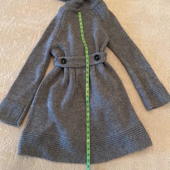 Free People wool blend sweater coat with hood - Picture 11 of 11